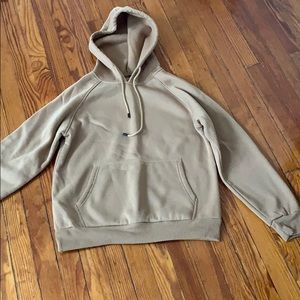 tan hoodie